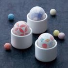 Вібратор для клітора Hana-Temari Iroha, силіконовий, білий, 7 х 6 см вид 7