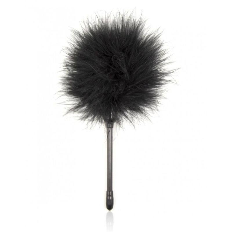 Тіклер на короткій ручці, перо, чорний, 20 см вид 2