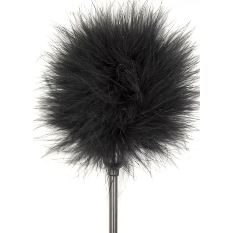 Тиклер на короткой ручке, перо, черный, 20 см вид 3