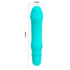 Мини вибратор реалистичный PRETTY LOVE Stev, голубой вид 7