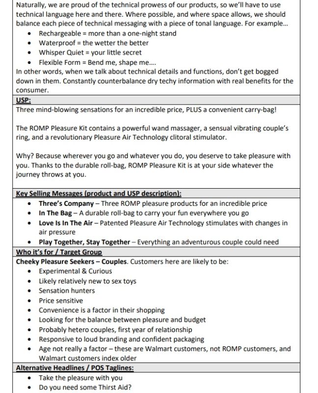 Набір секс-іграшок для пари Romp Pleasure, 3 іграшки вид 24