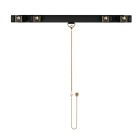 Розпірка для рук та ніг з вагінальною кулькою UPKO, чорна вид 4