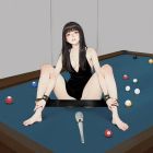 Розпірка для рук та ніг з вагінальною кулькою UPKO, чорна вид 7