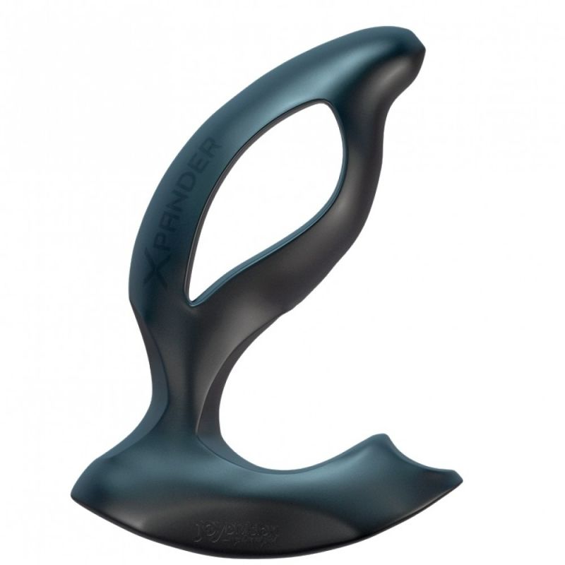 Масажер простати JoyDivision XPANDER X2 чорний, 9.5 см х 4.1 см, розмір S вид 2