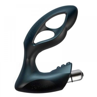 Массажер простаты размер S, XPANDER X4+ rechargeable PowerRocket, черный, 9.5 см