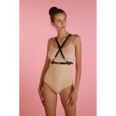 Портупея One Size K36.1, натуральная кожа, черная