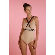 Портупея One Size K36.1, натуральная кожа, черная