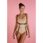 Портупея One Size K36.1, натуральная кожа, черная вид 3