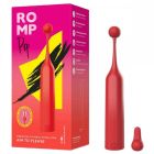 Вибратор для клитора с двумя насадками Romp Pop, красный, 14.3 х 2.4 см вид 2