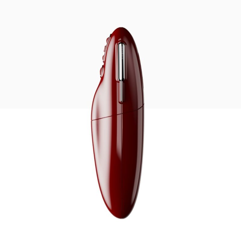 Вібратор трансформер з обертанням, фрикціями та підігрівом Qingnan No.9, червоний вид 4