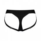 Трусики для страпона, XL, Strap-On-Me кольцевое крепление, с отрытыми ягодицами, черные вид 7