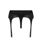 Трусики для страпона, XXL, с подвязками для чулок Strap-On-Me черные вид 10