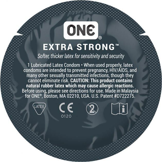 Набор презервативов One Extra Strong с утолщенными стенками (цена за 5 шт.) вид 3