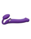 Безремневый страпон с вибрацией, Strap On Me-Strapless Vibrating, фиолетовый, 19 х 3.7 см вид 3
