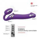 Безремневий страпон з вібрацією, Strap On Me-Strapless Vibrating, фіолетовий, 19 х 3.7 см вид 5