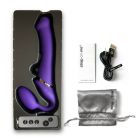 Безремневий страпон з вібрацією, Strap On Me-Strapless Vibrating, фіолетовий, 19 х 3.7 см вид 9