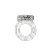 Эрекционное кольцо Medica-Group Vibration Ring с вибрацией, прозрачный