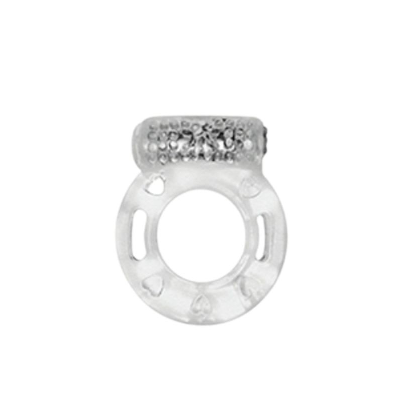 Эрекционное кольцо Medica-Group Vibration Ring с вибрацией, прозрачный вид 2