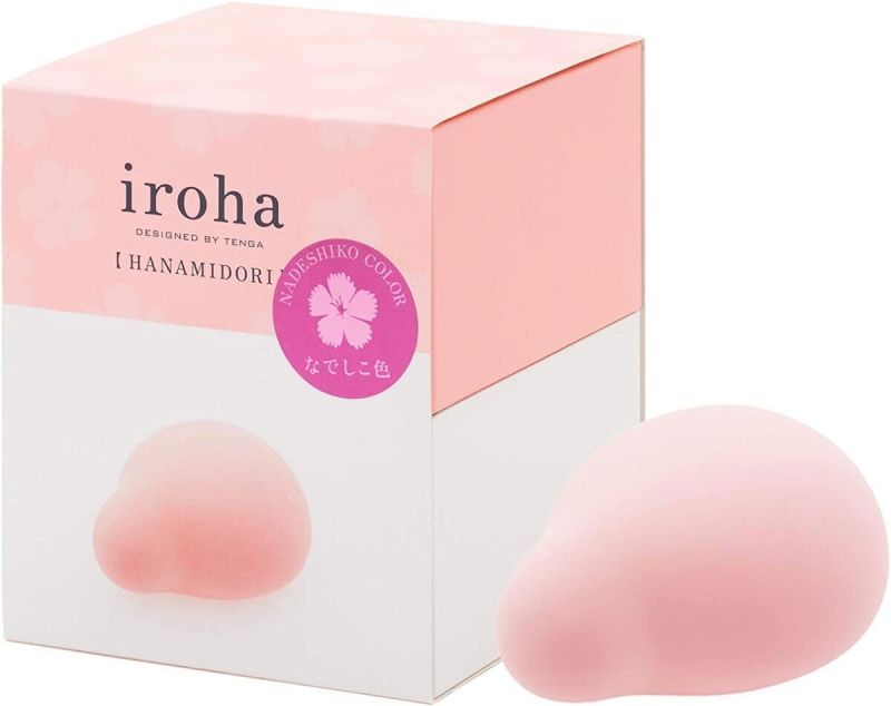 Вибратор для клитора Iroha Midori, медицинский силикон, розовый вид 2