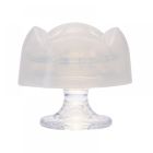 Масажер для клітора рельєфний Iroha Petit Lily, білий, 5.3 х 3.5 см вид 2