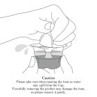 Массажер для клитора рельефный Iroha Petit Lily, белый, 5.3 х 3.5 см вид 5