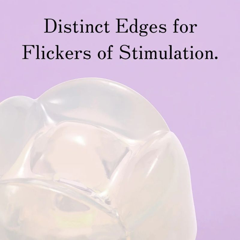 Масажер для клітора рельєфний Iroha Petit Lily, білий, 5.3 х 3.5 см вид 7