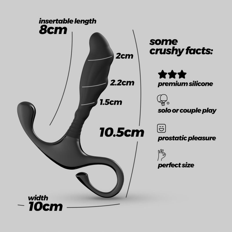 Масажер простати силіконовий CRUSHIOUS DJINN вид 5