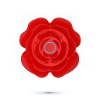 Анальная пробка роза с вибрацией и ротацией Crushious Giulietta Rotating с дистанционным пультом вид 3