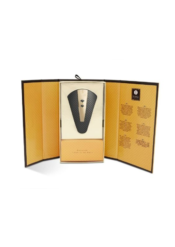 Вибратор для клитора Shunga Obi черный, 11.5 см x 7 см вид 7