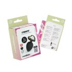 Анальна пробка Cuore Crushious, зі змінними кристалами, силіконова, чорна, 7 х 2.7 см, розмір S вид 11