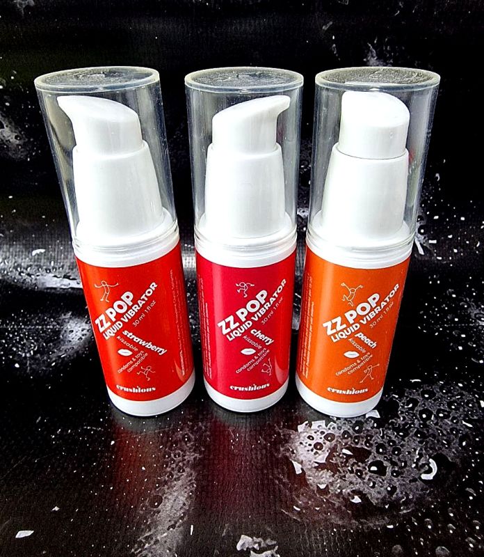 Жидкий вибратор со вкусом вишни Crushious Zz Pop, 30 мл вид 6