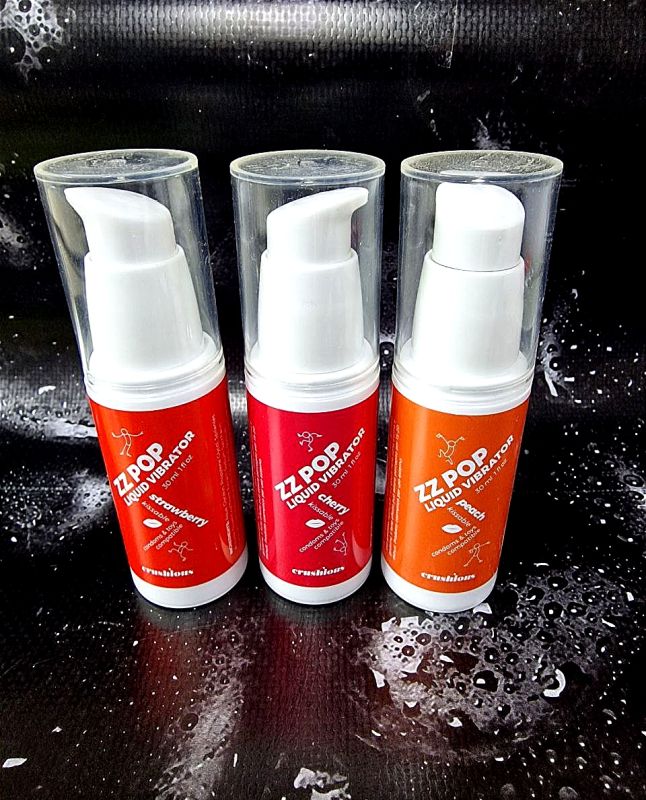 Жидкий вибратор со вкусом вишни Crushious Zz Pop, 30 мл вид 8