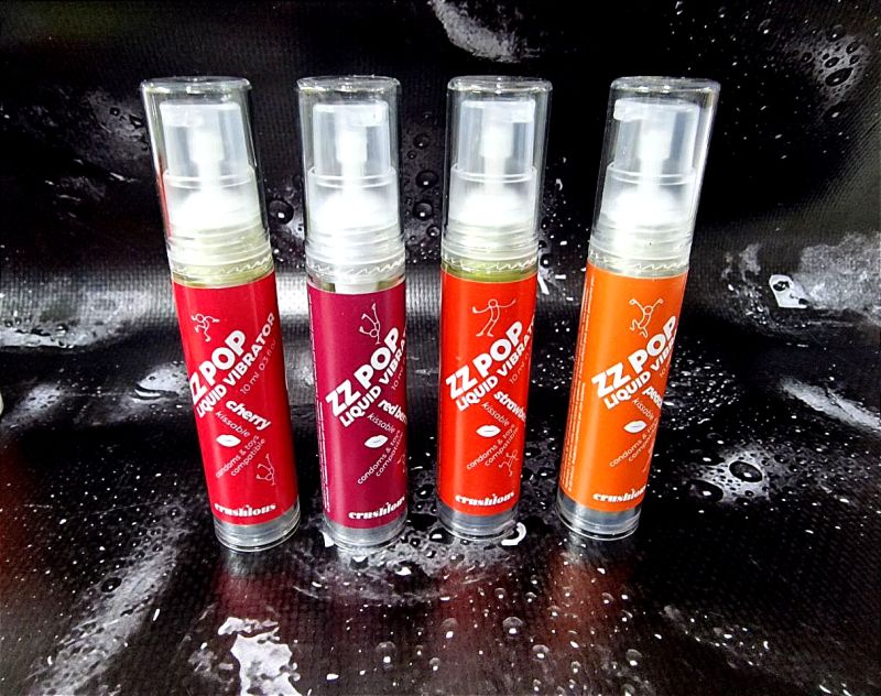 Жидкий вибратор со вкусом вишни Crushious Zz Pop, 10 мл вид 5