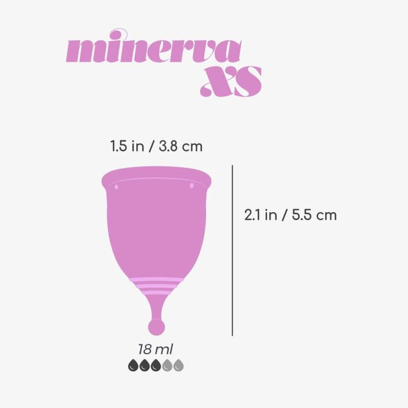 Менструальная чаша CRUSHIOUS Minerva розовая, XS, 5,5 х 3,8 см вид 8
