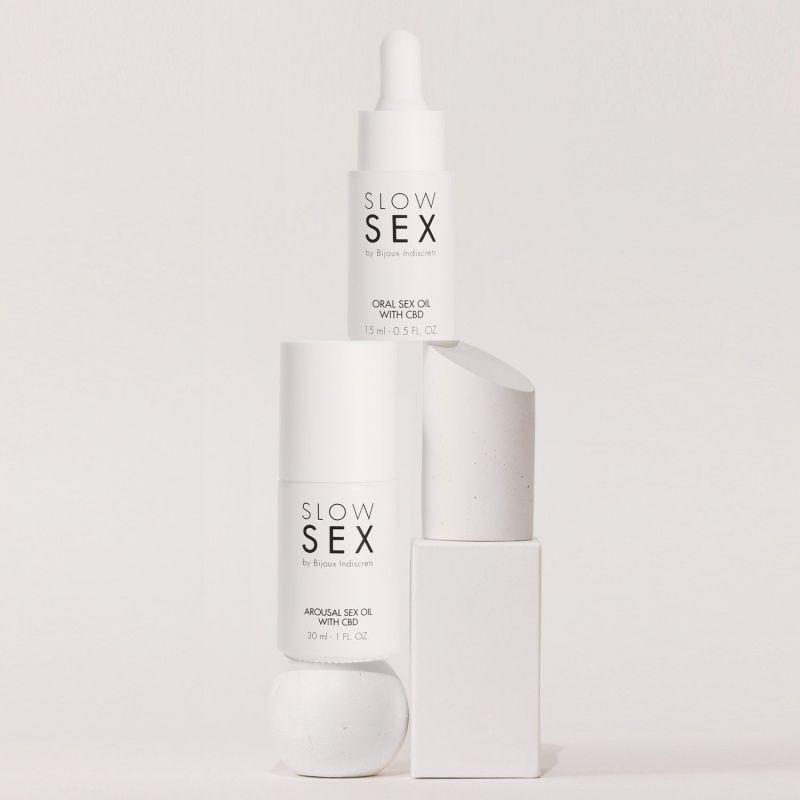 Олія для еротичного масажу CBD Slow Sex Bijoux Indiscrets, 30 мл вид 5