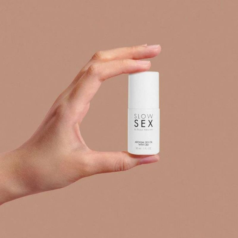 Олія для еротичного масажу CBD Slow Sex Bijoux Indiscrets, 30 мл вид 6
