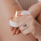 Масажна свічка з оліями ароматна Bijoux Indiscrets Massage Candle Slow Sex, 50 мл вид 3