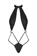 Боді з високим коміром Passion JANNIES, чорний, S/M