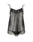 Пеньюар прозрачный MELANIA CHEMISE black S/M - Passion вид 5