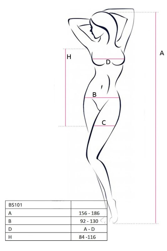 Платье с длинными рукавами Passion BS101 черное вид 4