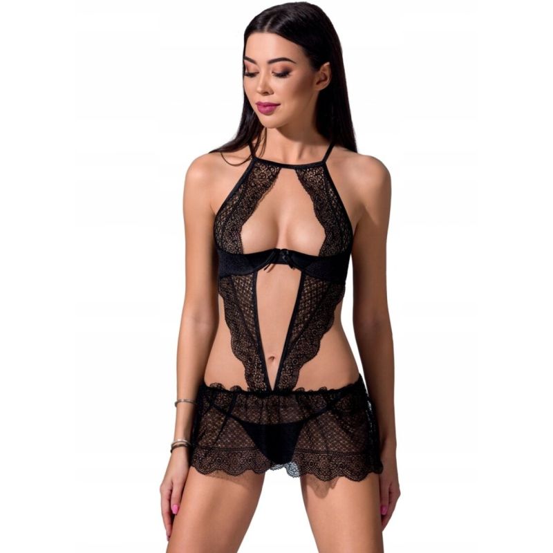Сорочка YONA CHEMISE black S/M - Passion вид 4