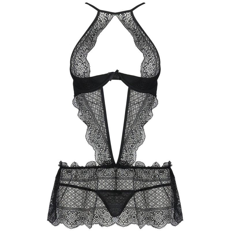 Сорочка YONA CHEMISE black S/M - Passion вид 6