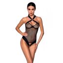 Боди с халтером и графическим узором Amanda Body black S/M-Passion