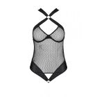 Боди с халтером и графическим узором Amanda Body black S/M-Passion вид 4