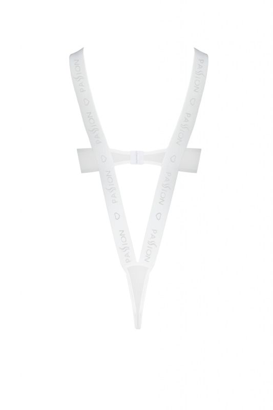 Боди с открытой грудью KYOUKA BODY white S/M - Passion вид 4