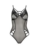 Боди сетка с вставками кружева MELANIA BODY black S/M - Passion