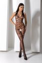 Бодистокинг с открытым доступом Passion BS100 black, S/L