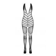 Бодистокинг с открытым доступом Passion BS100 black, S/L