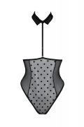 Боди с халтером в виде воротника TRISHA BODY black S/M - Passion
