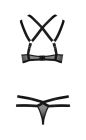 Комплект: трусики и лиф S/M черный HAGAR SET - Passion вид 5